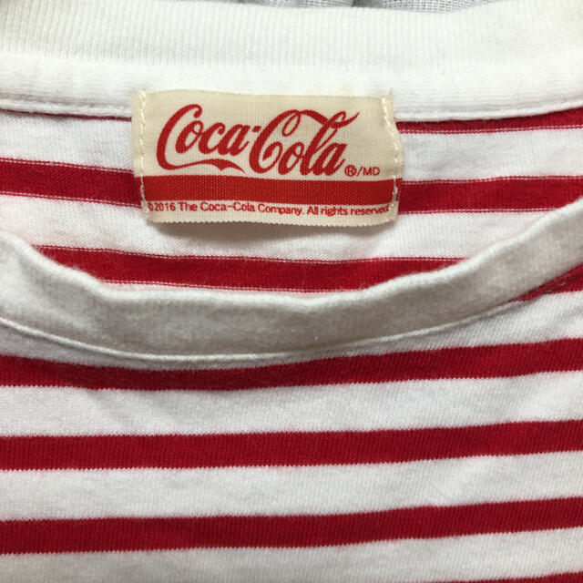 Coca・cola ボーダー Tシャツ Ｆ レディースのトップス(Tシャツ(半袖/袖なし))の商品写真