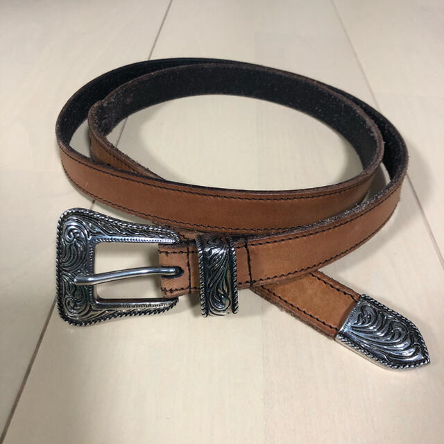 saint laurent 90cm ウエスタンベルト サンローラン 三連 レア 新規