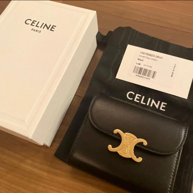 ー品販売 celine - 【kotarara 】CELINE スモールフラップ ウォレット
