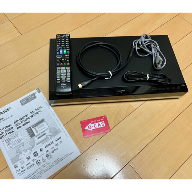 SHARP   ジャンク品SHARP製BD W AQUOSブルーレイレコーダーの