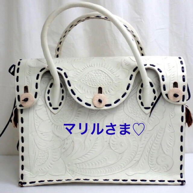 美品 CARVING TRIBES カービングトライブス デニム ハンドバッグ
