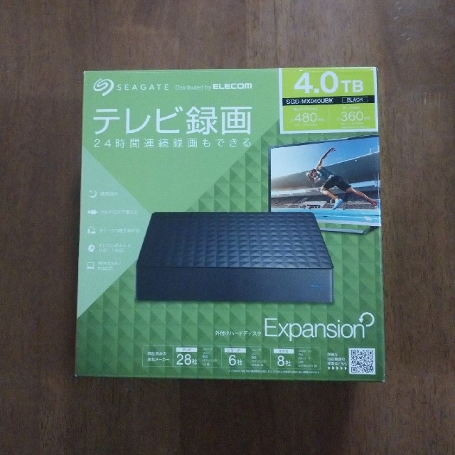 PC/タブレットSEAGATE 外付けHDD 4.0TB