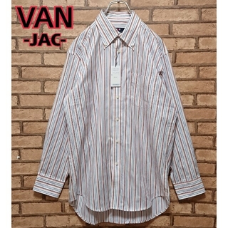 VAN-JAC-  ヴァンヂャケット 新品未使用 メンズ ストライプ シャツ