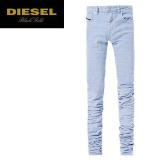 ディーゼル(DIESEL)のDIESEL BLACK GOLD スキニーエキストラロングデニム(デニム/ジーンズ)