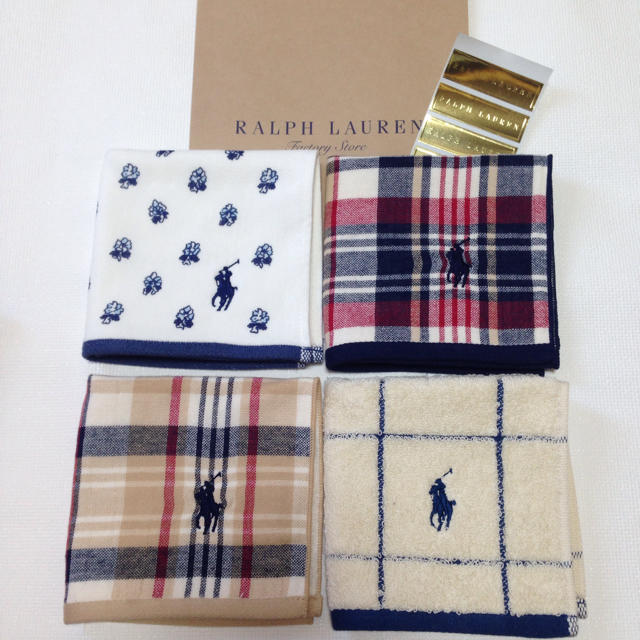 Ralph Lauren(ラルフローレン)の特価♪ラルフローレン タオルハンカチ メンズのファッション小物(ハンカチ/ポケットチーフ)の商品写真