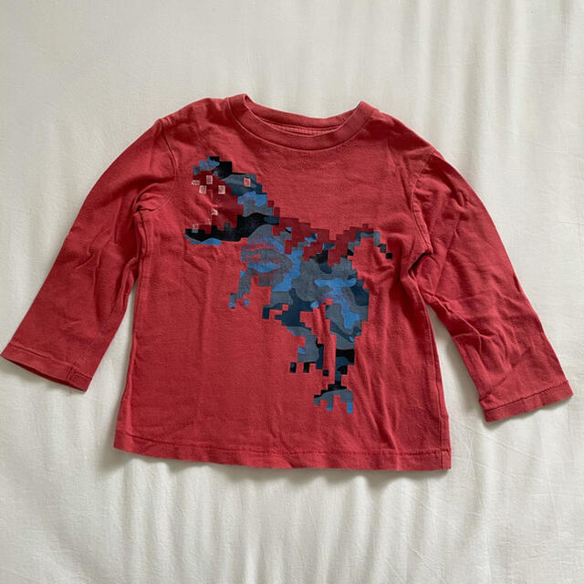 恐竜ロンT キッズ/ベビー/マタニティのキッズ服男の子用(90cm~)(Tシャツ/カットソー)の商品写真