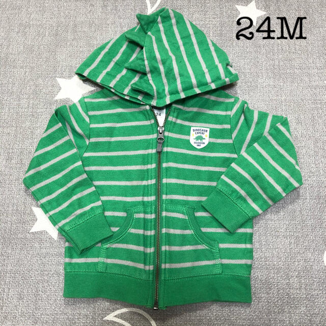 carter's(カーターズ)のカーターズ　恐竜パーカー　24M キッズ/ベビー/マタニティのキッズ服男の子用(90cm~)(ジャケット/上着)の商品写真