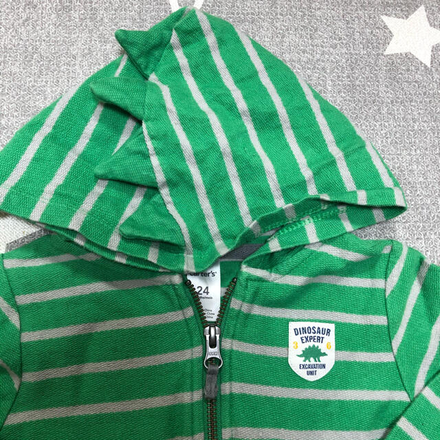 carter's(カーターズ)のカーターズ　恐竜パーカー　24M キッズ/ベビー/マタニティのキッズ服男の子用(90cm~)(ジャケット/上着)の商品写真