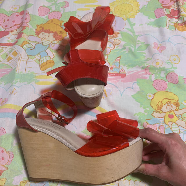 lilLilly(リルリリー)の✳️おもちマン様専用✳️lilLilly✳️LILICIOUSサンダル✳️ レディースの靴/シューズ(サンダル)の商品写真