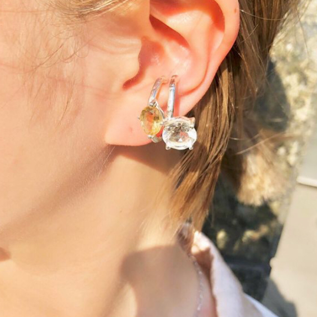 【最終値下げ】bijumam ビジュマム　ear cuff イヤーカフ　シトリン レディースのアクセサリー(イヤーカフ)の商品写真