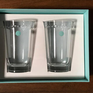 ティファニー(Tiffany & Co.)のクリスタルグラス2個セット(グラス/カップ)
