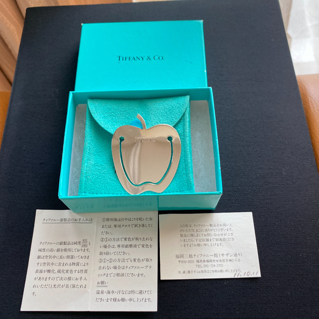 Tiffany & Co. - 正規美品 ティファニー リンゴマネークリップ Tiffany & Co. - 正規美品 ティファニー リンゴマネークリップ