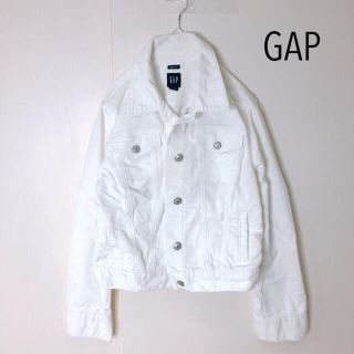 ギャップ(GAP)の※デニムジャケット Gジャン　コーディロイ  ホワイト(Gジャン/デニムジャケット)