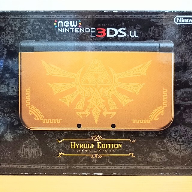 new 3ds ll 本体 新品 未使用  ハイラルエディション ゼルダ