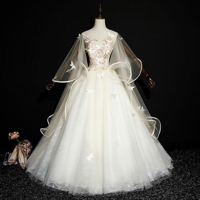ウエディングドレス ショットドレス イブニングドレス パーティードレス 花嫁