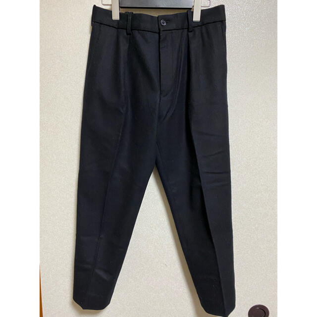 MARKAWARE super120s FLANNEL PEGTOP PANTS