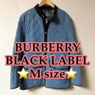 バーバリーブラックレーベル(BURBERRY BLACK LABEL)の【大特価!!】バーバリーブラックレーベル ノーカラージャケット ブルー 春🎀(ノーカラージャケット)