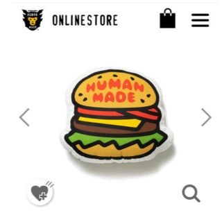 アベイシングエイプ(A BATHING APE)のHUMAN MADE HAMBURGER CUSHION(その他)