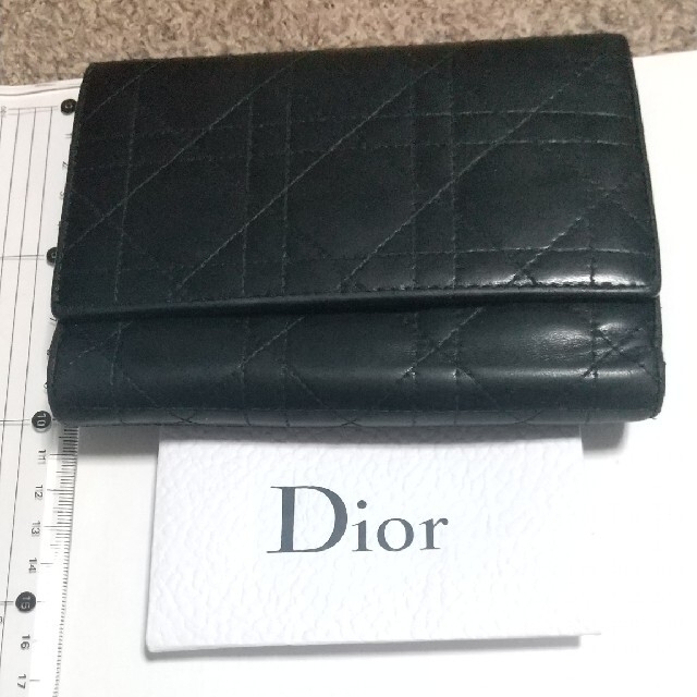 Christian Dior クリスチャン・ディオール 三つ折り財布 カナージュ   財布