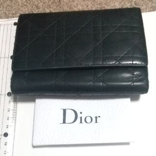 クリスチャンディオール(Christian Dior)のChristian Dior クリスチャン・ディオール 三つ折り財布 カナージュ(財布)