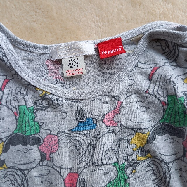 ZARA HOME(ザラホーム)のZARA HOME スヌーピー　ロンパース キッズ/ベビー/マタニティのキッズ服男の子用(90cm~)(その他)の商品写真