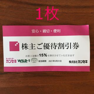 株式会社カンセキ　株主ご優待割引券(ショッピング)