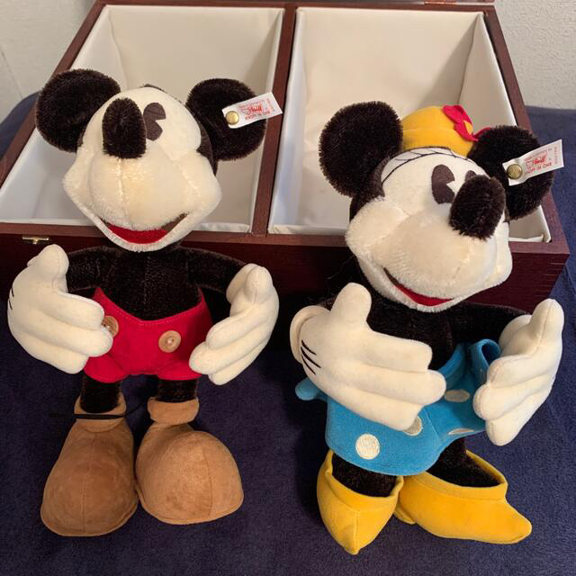コリアグランドセール 2025 Disney - シュタイフ 社製ミッキー&ミニー70周年日本限定3000個 ぬいぐるみ