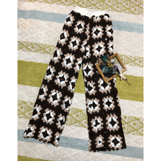 カジュアルパンツ Lochie - granny knit remake pants