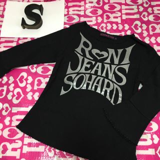 ロニィ(RONI)のサンプルRONI♥️ブラックシルバーTシャツ♥️S(Tシャツ/カットソー)