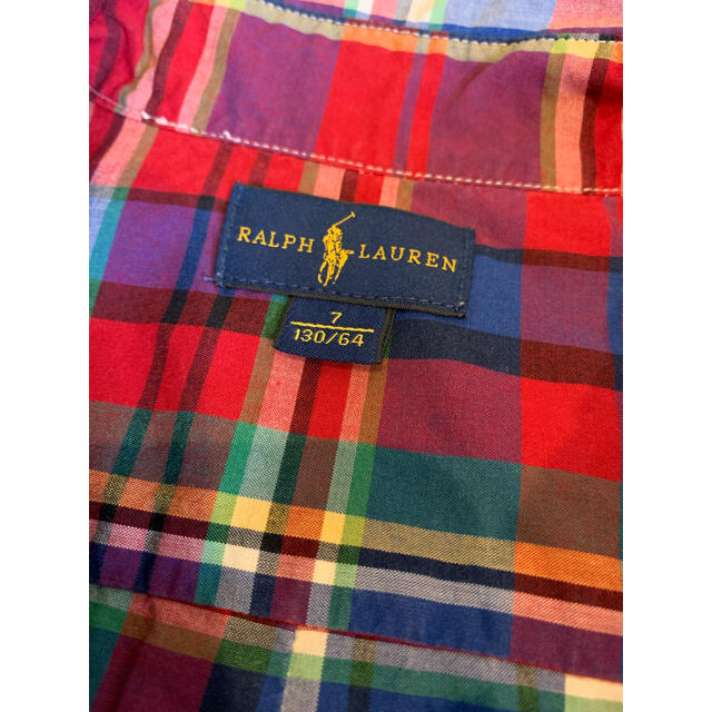 POLO RALPH LAUREN(ポロラルフローレン)のラルフローレン　130 半袖シャツ キッズ/ベビー/マタニティのキッズ服男の子用(90cm~)(ブラウス)の商品写真