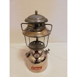 コールマン(Coleman)の希少メッキ品　1959年8月製 美品コールマン200a(ライト/ランタン)