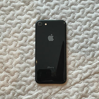 アイフォーン(iPhone)のiPhone 8 64GB スペースグレイ docomo版 SIMロック解除済(スマートフォン本体)