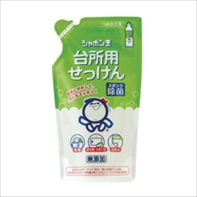 シャボン玉石けん(シャボンダマセッケン)の【シャボン玉石鹸】台所用せっけん液体タイプ詰替250ml×3個 インテリア/住まい/日用品のキッチン/食器(その他)の商品写真