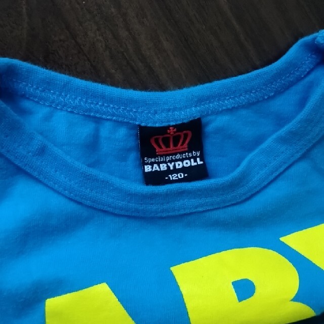 BABYDOLL(ベビードール)のBABYDOLL  120  ブルーロンT キッズ/ベビー/マタニティのキッズ服男の子用(90cm~)(Tシャツ/カットソー)の商品写真