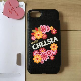 ジーユー(GU)のGU CHELSEA meiji コラボ スマホケース iPhoneケース(iPhoneケース)