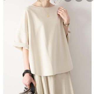 スピックアンドスパン(Spick & Span)のSpick&span ミニ裏毛ビックTシャツ(Tシャツ(半袖/袖なし))