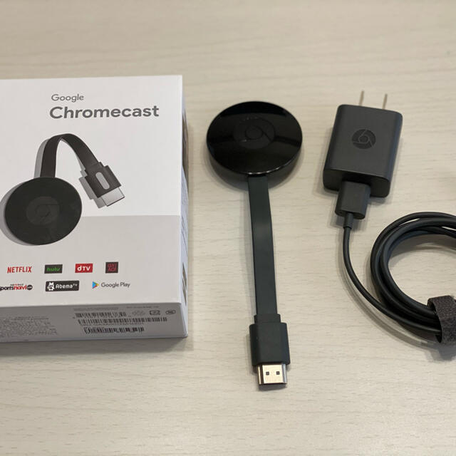 Google(グーグル)のGoogle Chromecast スマホ/家電/カメラのテレビ/映像機器(映像用ケーブル)の商品写真