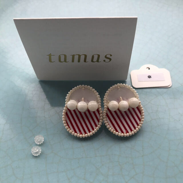 アクセサリーtamasピアス◍傘