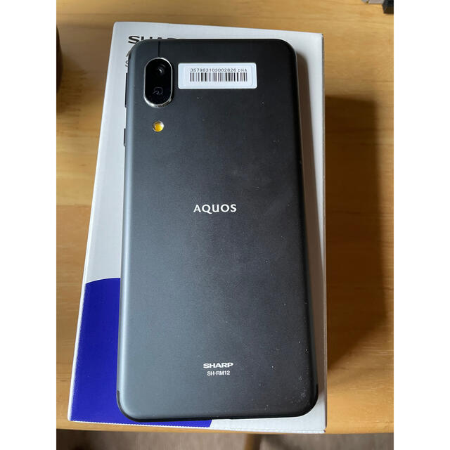 AQUOS sense3 lite SH-RM12 BLACKスマートフォン本体