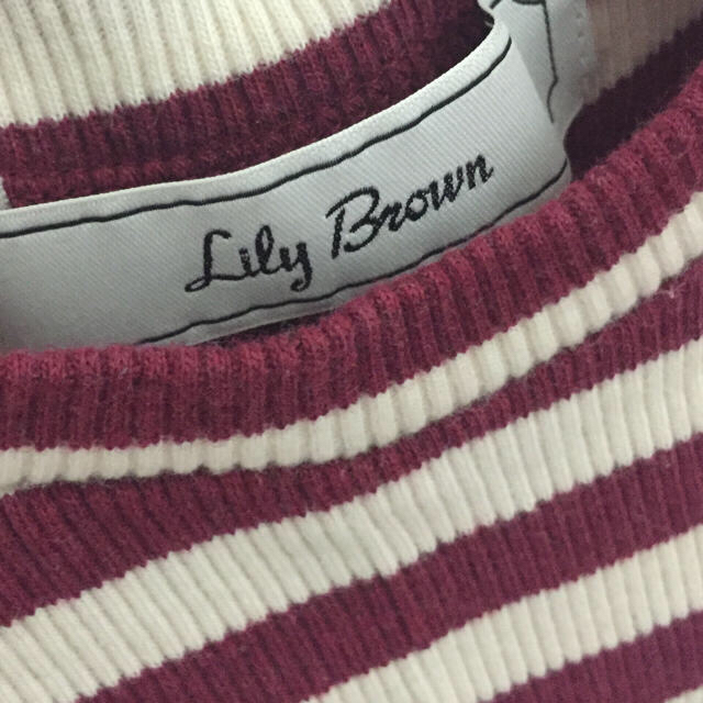 Lily Brown(リリーブラウン)のSUMMER SALE☆Lily Brownボーダーワンピ レディースのワンピース(ひざ丈ワンピース)の商品写真