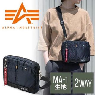 アルファインダストリーズ(ALPHA INDUSTRIES)の❤️様専用　 ネイビー ALPHA ショルダーバッグ サコッシュ(ショルダーバッグ)