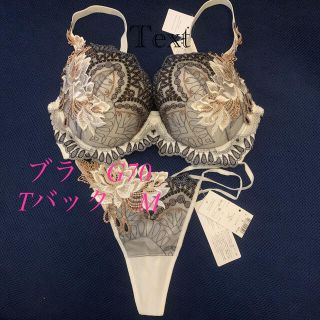 ワコール(Wacoal)のサルート  ブラ＆Tバック(ブラ&ショーツセット)