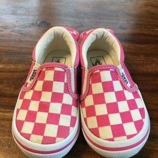 ヴァンズ(VANS)のvansスリッポンバンズキッズスニーカー16cm(スニーカー)