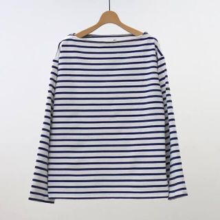 コモリ(COMOLI)のOUTIL TRICOT AAST ウティ バスクシャツ サイズ2(Tシャツ/カットソー(七分/長袖))