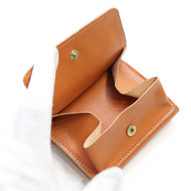 IL BISONTE(イルビゾンテ)の新品 イルビゾンテ 財布 ヤケヌメ ミニ財布 コインケース 二つ折り財布 折財布 レディースのファッション小物(財布)の商品写真