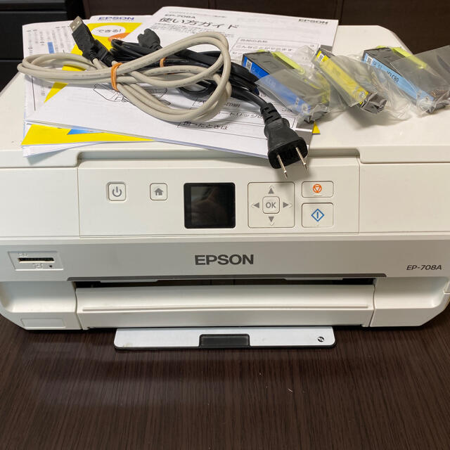 EPSON プリンター EP-708A インク コード付