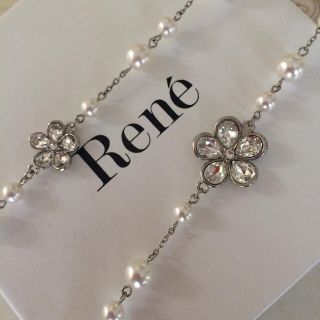 ルネ(René)のRene♡お花ロングネックレス(ネックレス)