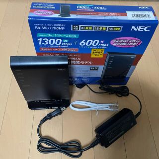 エヌイーシー(NEC)のNEC Aterm PA-WG1900HP WiFi ルーター(PC周辺機器)