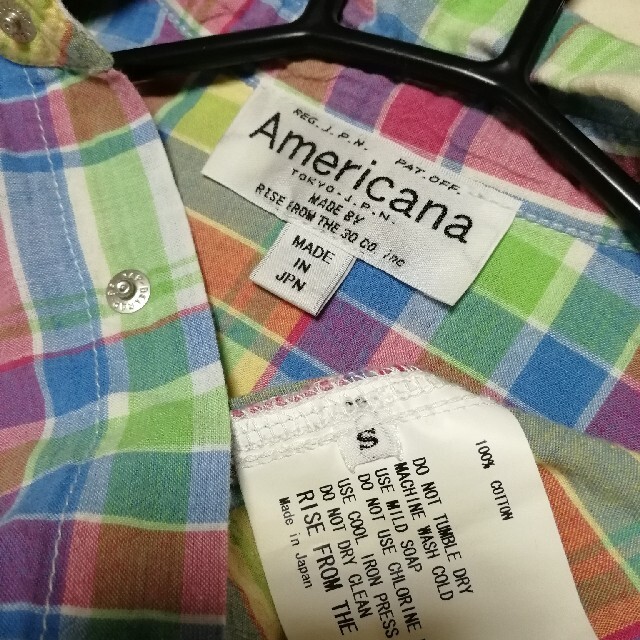 AMERICANA(アメリカーナ)のアメリカーナ チェックシャツ レディースのトップス(シャツ/ブラウス(長袖/七分))の商品写真