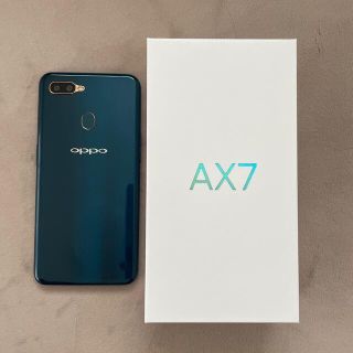 オッポ(OPPO)の【kanさま専用】OPPO AX7 ブルー 64G SIMフリー(スマートフォン本体)